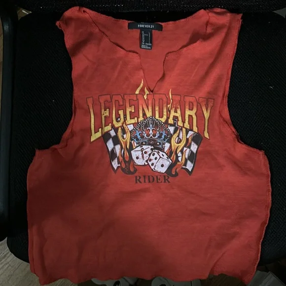 Red Legendary Rider Tank - Picture 2 of 4